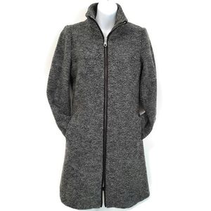 CLUB MONACO Italian wool zippered coat